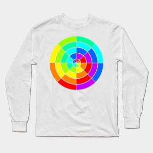 Colourful Rainbow Circle Long Sleeve T-Shirt